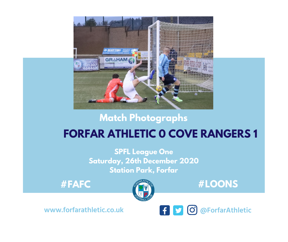 2020 12 24 Forfar Athletic 0 Cove Rangers 1