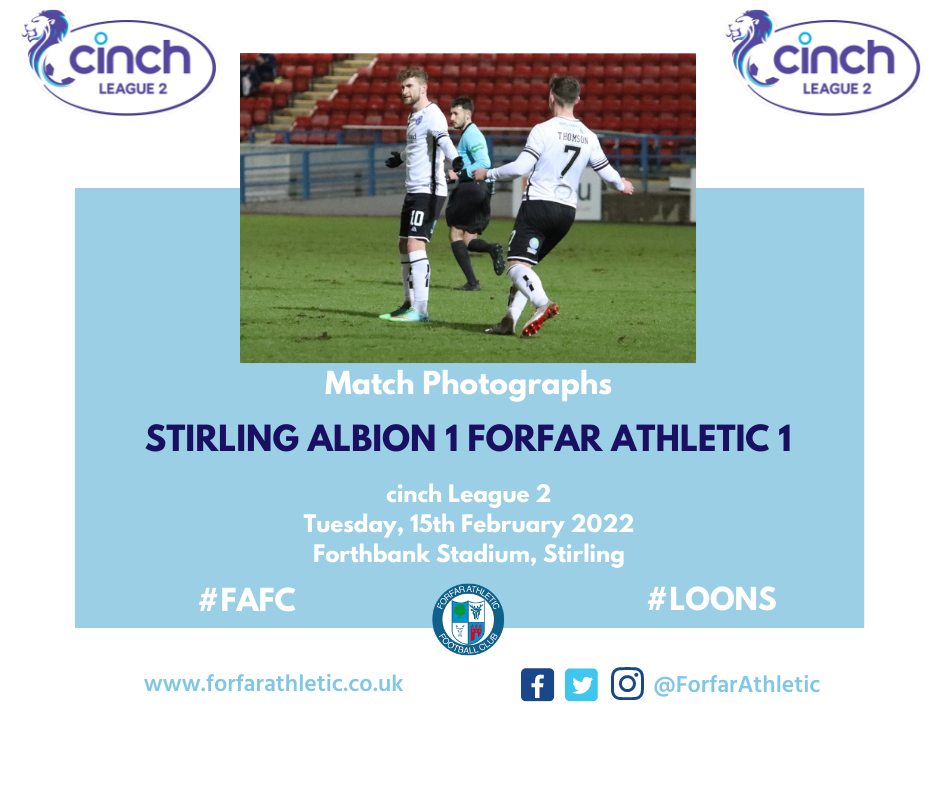 2021 12 11 Forfar Athletic 2 Stirling Albion 0